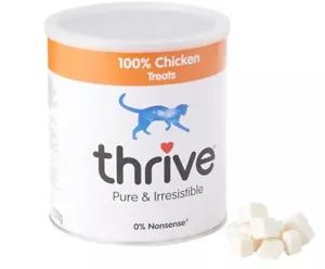 More details for thrive cat 100 percent chicken treats maxitube, 170g new uk fast