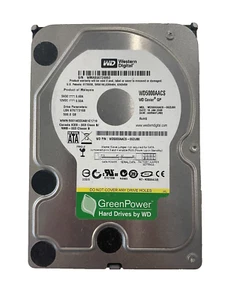 Western Digital Green Power 500GB WD5000AACS 16MB SATA II 7200RPM 3.5” HARD DISK - Picture 1 of 2