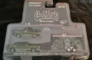 GREENLIGHT Hollywood Hitch & Tow #1 - GAS MONKEY - Shelby & Car Hauler 1:64 - Picture 1 of 4