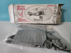 Modelos Merlín de 1990 #Q/1 Primera Guerra Mundial Albatros alemanes D.II - Kit escala 1/48 - Imagen 1 de 7