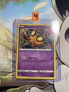 Pokémon TCG Dedenne SWSH Black Star Promos SWSH080 Holo Promo NM/MINT - Picture 1 of 3