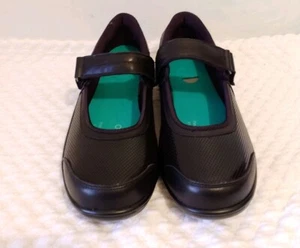 Orthfeet Damen Mary James Größe 9 mit 1/8 Abstandhalter schwarz Leder neu ohne Etikett - Bild 1 von 5