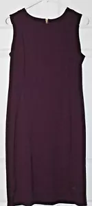 Calvin Klein Mantel Kleid Größe 12 Pflaume ärmellos Business elegant neu mit Fehler - Bild 1 von 6