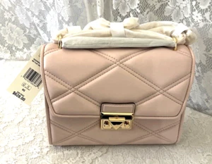 BORSA A TRACOLLA MICHAEL KORS SERENA MEDIA PATTA CONVERTIBILE Powder Blush - Foto 1 di 13