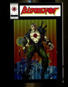 BLOODSHOT 1 (9.8) 1ª FUNDA CROMADA EN COMICS VALIANT (B035) - Imagen 1 de 2