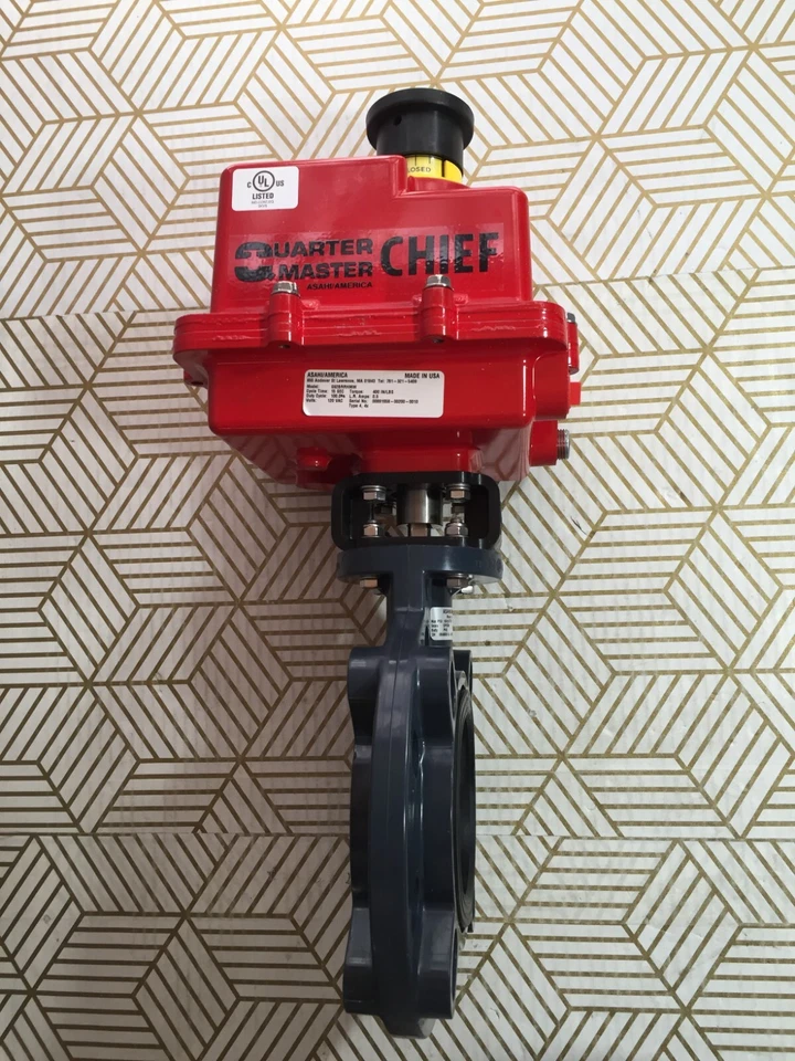 Asahi Wafer-style Butterfly Valve PVC 150 PSI 3" Pipe Size 173730030