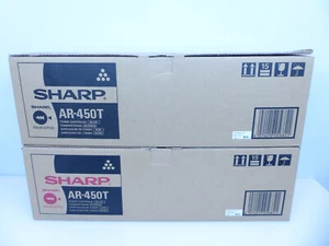 2x Sharp AR-450T Tonerpatrone Toner Cartridge schwarz NEU #R - Bild 1 von 2
