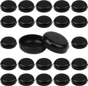 24 Pcs Wrought Iron Patio Furniture Feet Caps, round Plastic Outdoor Chair Leg C - Picture 1 of 12