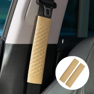 2 KFZ Gurtpolster Leder Auto Gurtschoner Sicherheitsgurt Autogurt Gurtschutz Set - Bild 1 von 7