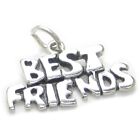 Best Friends Sterling Silver Charm .925 X 1 Best Freinds Bf Charms-
