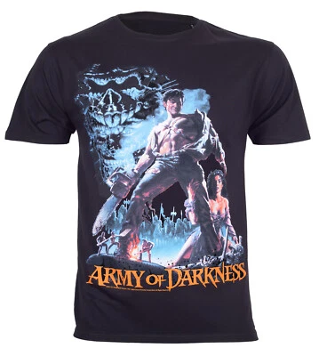 Camiseta Ejército de las Tinieblas OFICIAL Motosierra Fumar Ash Evil Dead Horror M/L Foto 1 de 4