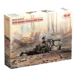 ICM 35713 Scale model figures kit 1:35 WWI British Vickers MG Crew (2 figures) - Picture 1 of 24