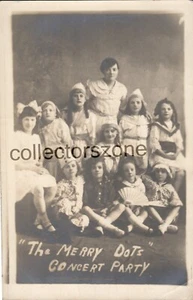 Entretenimiento The Merry Dots Concierto Fiesta Foto Real Postal Sin Publicar - Imagen 1 de 2