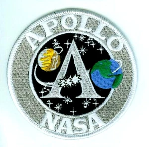 NASA PROJECT APOLLO MOON LANDING PROJECT GENERIC APOLLO iron-on PATCH - Picture 1 of 2