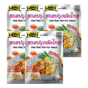 Pad Thai Sauce - Lobo Authentic Stir Fry Nudel Gewürz Kochen Sauce 120g x 5 - Bild 1 von 4