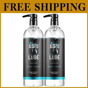 2 Bottles of Water-Based Lubricant, 32 fl oz Each - Picture 1 of 10