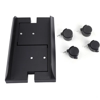 Black Removable Computer Case Stand Holder Bracket Desktop Mainframe Storag OU - Image 1 of 4