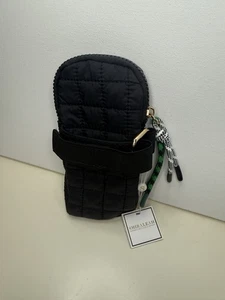 Shiraleah Ezra Tumbler Bauchtasche - schwarz. Grün-weiße Kordeln - Bild 1 von 5