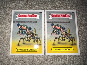 Garbage Pail Kids Intergoolactic 46a Starship Cooper 46b Wrecked Rico GPK Topps - Picture 1 of 2