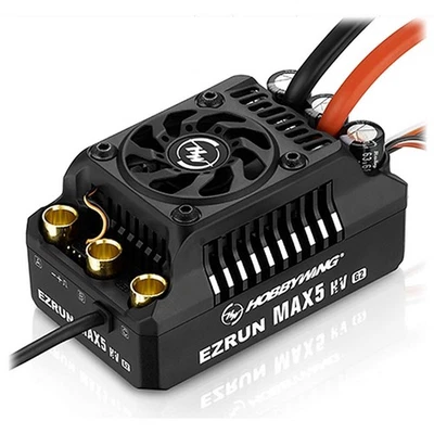 Hobbywing HW30104200 Ezrun MAX5 HV G2 Regler 250 Amp, 6-12s LiPo, BEC 8A - Bild 1 von 4