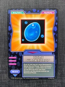 MD-073 Holy Waterdrop Digimon Card CCG 2005 Bandai Operation-X - Picture 1 of 2