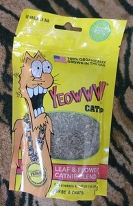 Yeowww Catnip Leaf & Flower Blend - Fresh w/ A Powerful Punch Each - Picture 1 of 2