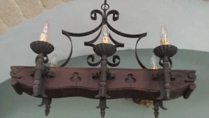 LAMPADARIO STILE ANTICO - Imagen 1 de 1