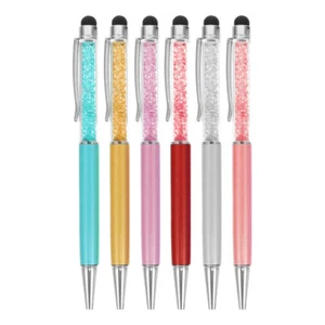 6 Pcs Capacitor Pen Ballpoint Handwriting 2-in-1 Capacitive Pens - Zdjęcie 1 z 12