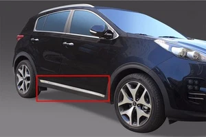 Side Skirt Chrome Garnish Accent Molding Trim 4P For 2017 2020 Kia Sportage : QL - Picture 1 of 9
