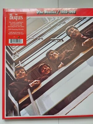 The Beatles 1962-1966 The Red Album 2023 Release Triple RED Vinyl: NEW SEALED  - Image 1 of 4