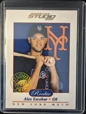 2001 Donruss Studio PROOF Alex Escobar #151 23/25