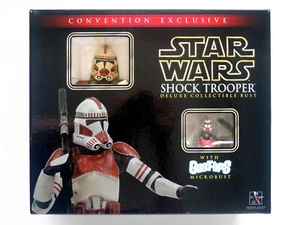 GENTLE GIANT STAR WARS REVENGE OF THE SITH SHOCK TROOPER 1/6 BUST SDCC NEW PROMO - Picture 1 of 8