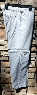 Calvin Klein Pants White Flat Front Men's size 34-29 (light-weight) DRESS PANTS - Image 1 of 4