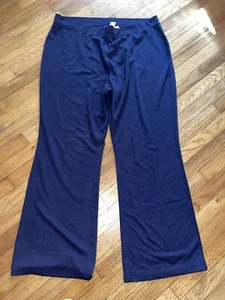 Womens Roaman's Navy Blue Pull On Pants Size 26W VGC - Picture 1 of 3