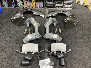 VW TRANSPORTER T5 T6 340MM BIG BRAKE BIG BRAKE DISC CONVERSION CALIPER BRACKETS - Afbeelding 1 van 11
