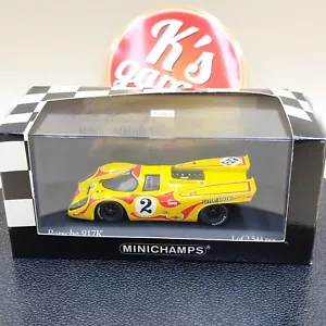 MINICHAMPS 1/43 Porsche 917K 6h Kyalami 1970 Siffert Ahrens #2 yellow 430706792 - Picture 1 of 8