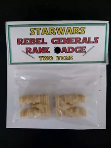 Star Wars Rebel General Lapel Rank Badges (X2) For Cosplay - Picture 1 of 2