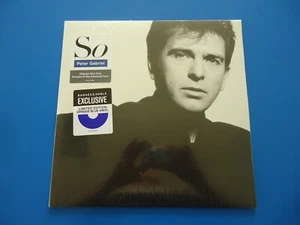 Peter Gabriel So LP (2024) NEW Blue VinylShrink Wrap Tear - Picture 1 of 4