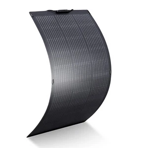 Panel Solar Flexible 100W 25,5V Módulo Solar Célula Solar para Autocaravana Barco Camping - Imagen 1 de 12