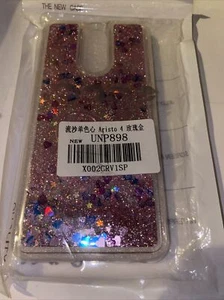 Estuche rosa con brillo móvil para Aristo 4 - Imagen 1 de 2