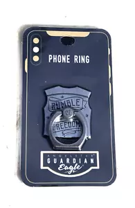 Guardian Eagle Biker Phone Ring Holder Rotates 360 stand or finger loop NEW! - Picture 1 of 9