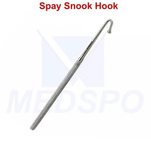 Surgical Spay Snook Hook Ball Tip Ovaries Removal Uterus Veterinary Instruments - Picture 1 of 5
