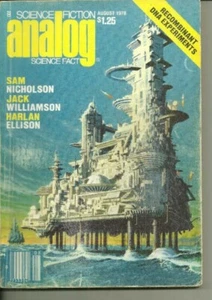 Analog Magazine August 1978 HARLAN ELLISON Jack Williamson Science Fiction - Bild 1 von 1
