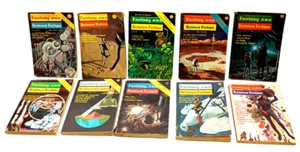 Vintage 1970s Fantasy and Science Fiction Paperback Magazines - Lot of 10 - Picture 1 of 20