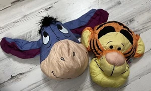 Winnie the Pooh’s Tigger & Eeyore Play By Play Vintage 1990 Hanging Pillow Pals - Picture 1 of 21