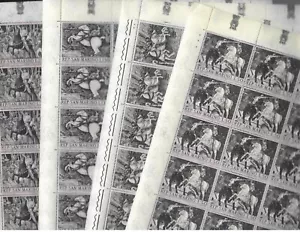 s43371 SAN MARINO 1968 MNH** Paolo Uccello 4 Fogli Interi - Foto 1 di 1
