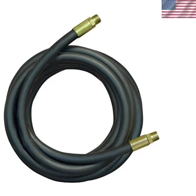1/2" x 48" Oil-Resistant Hydraulic Hose Male x Male - For Fluids & High Pressure - Image 1 of 2