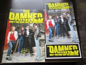 Damned Don't You Wish We Were Dead Japan Film Program Book w Promo Flyer Sticker - Picture 1 of 10
