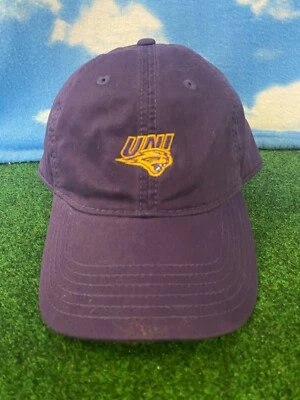 Northern Iowa Panthers UNI Hat cap Purple Yellow Legacy Strapback H52 - Image 1 of 4