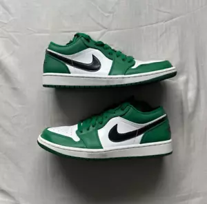 NIKE Air Jodan 1 Low 'Pine Green' US 9.5, UK 8.5 - Picture 1 of 7